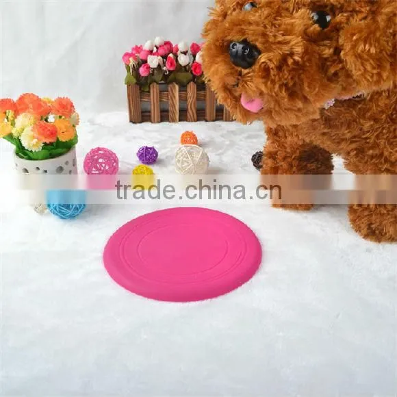 Soft silicone flying saucer colorful silicone flying disc