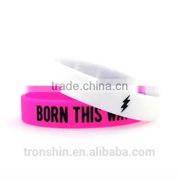 custom hand bracelet silicone wristband rubber bracelet silicone rubber wristband