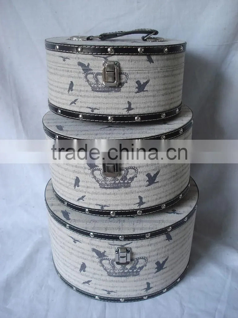2017 new style antique bottle wooden crate with silk-screen printing