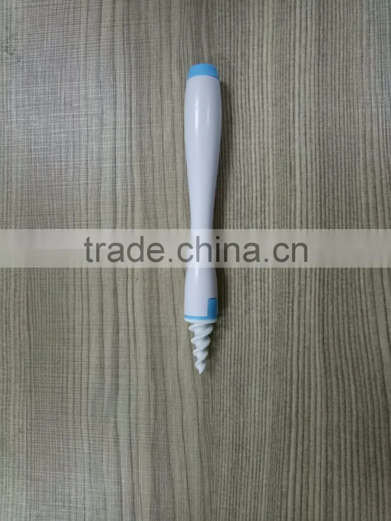 Portable Swab Disposable Earwax Removal Swab Safe Cleaner System with 16 Replacement Heads