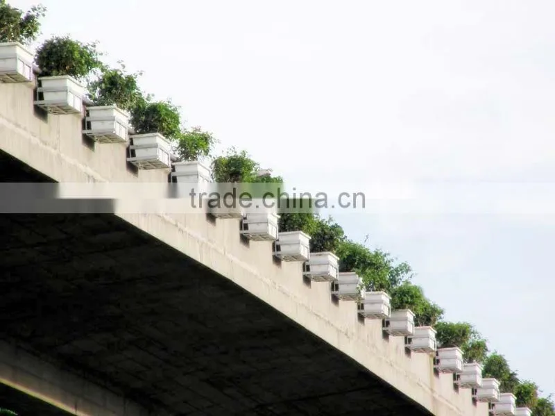 SOL 2015 white vertical garden planter rectangular planters modular planter boxes