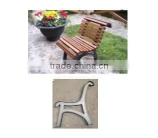modern park wooden benches