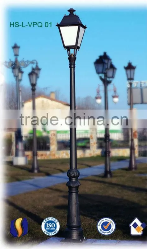 antique cast aluminum pole & aluminum lamp pole & aluminum lighting pole