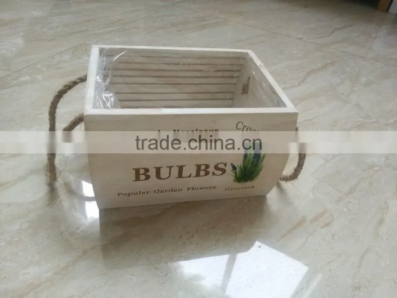 New style wooden flower pot for home decoration