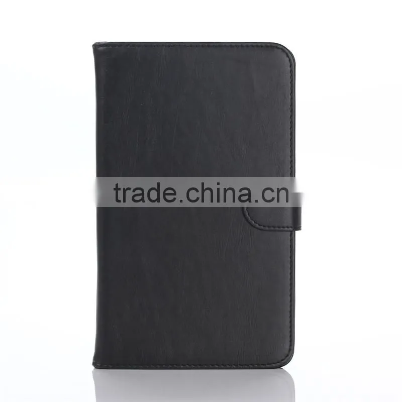 High quality crazy-horse PU card bumper/pocket cell phone case for Samsung Tablet