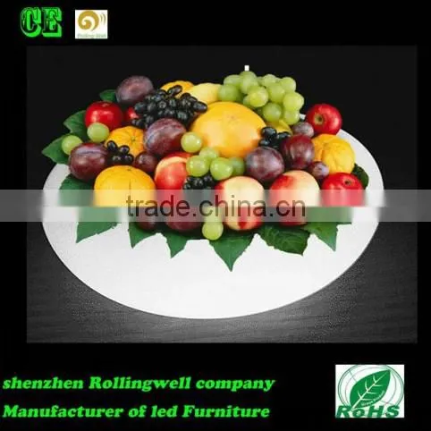 colorful plastic LED Fruit plate/tray