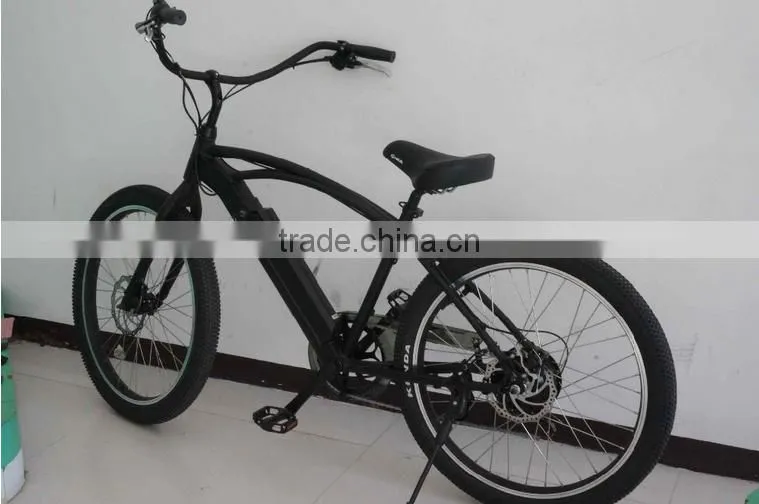 2017 Newly design 26 inch aluminum electric beach cruiser bike