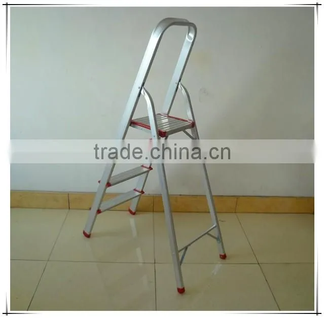 2016 new products of high quality 4 steps aluminum folding ladders