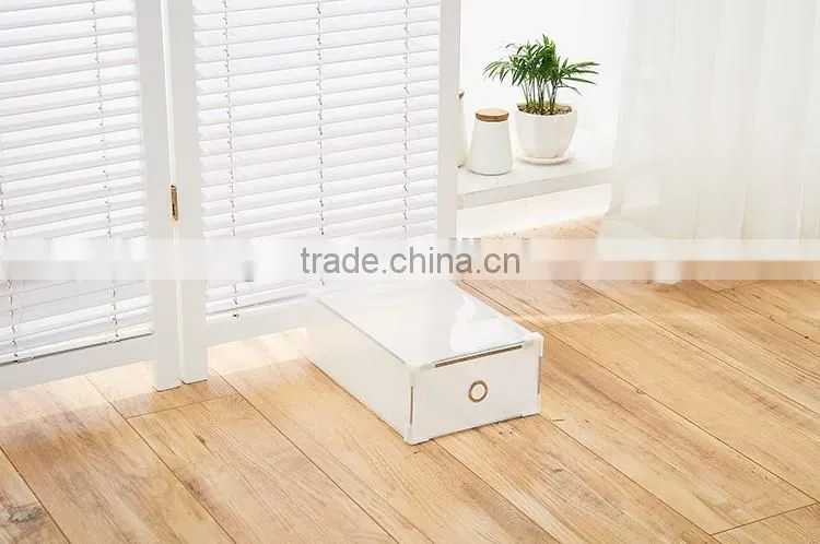 Wen's Clear Solid Plastic Shoe Box