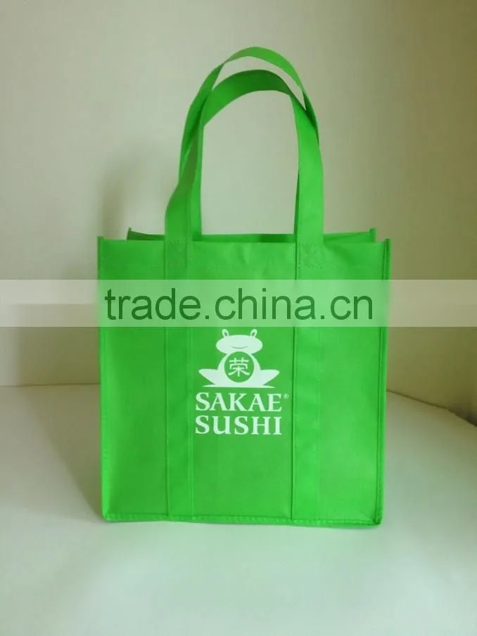 Wholesale Cheap Reusable 100gsm Nonwoven Shopping Grocery Bags