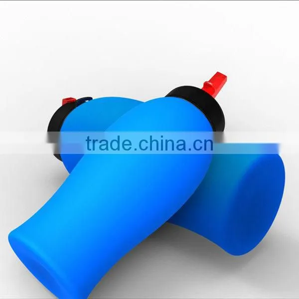 luxury sports water bottle made by eco-friendly silicone