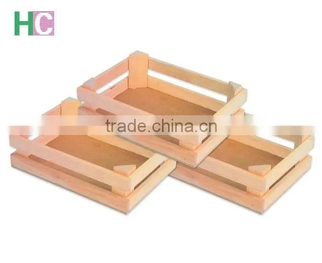 customized size wooden fruit tray for sale