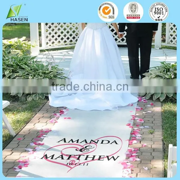 Disposable White Wedding Hall Carpet Runner