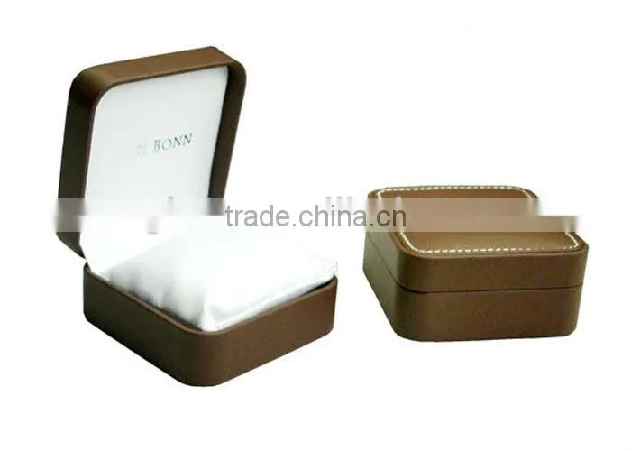 Brown Leather Single Watch Display Box