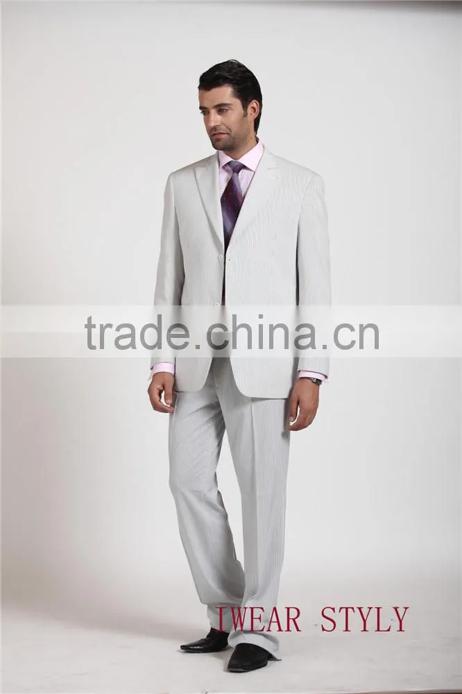 Stripe 2PCS business suits for man / jacket & pant