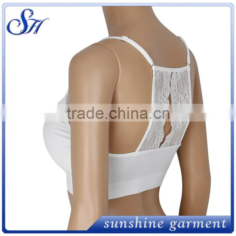 seamless sport yoga bra lace bra
