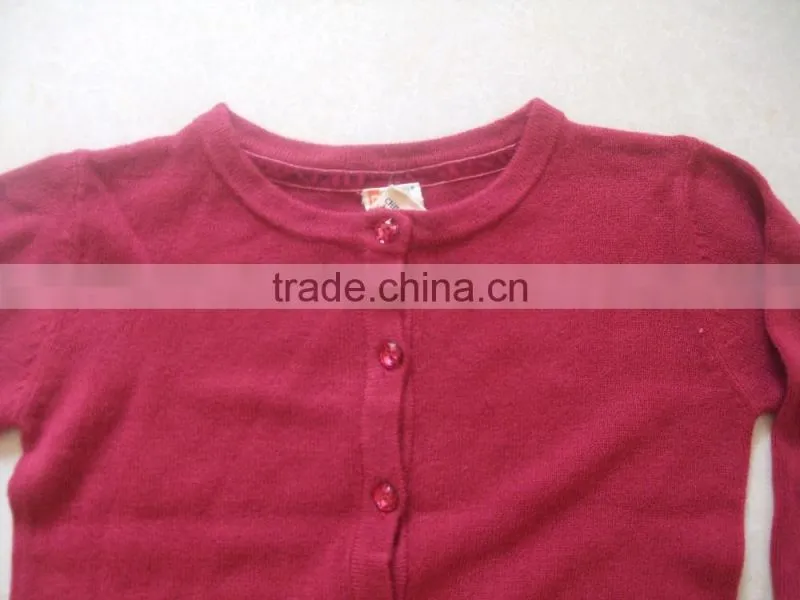 OEM service breathable long sleeve woolen sweater designs crew-neck mohair child sweater(BKNB5303)