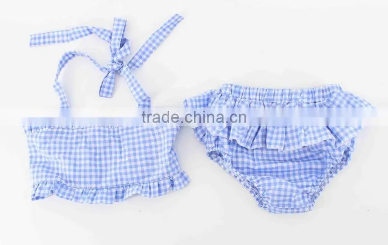 Fashionable macaron color baby swimsuit for 2017 summer wholesale
