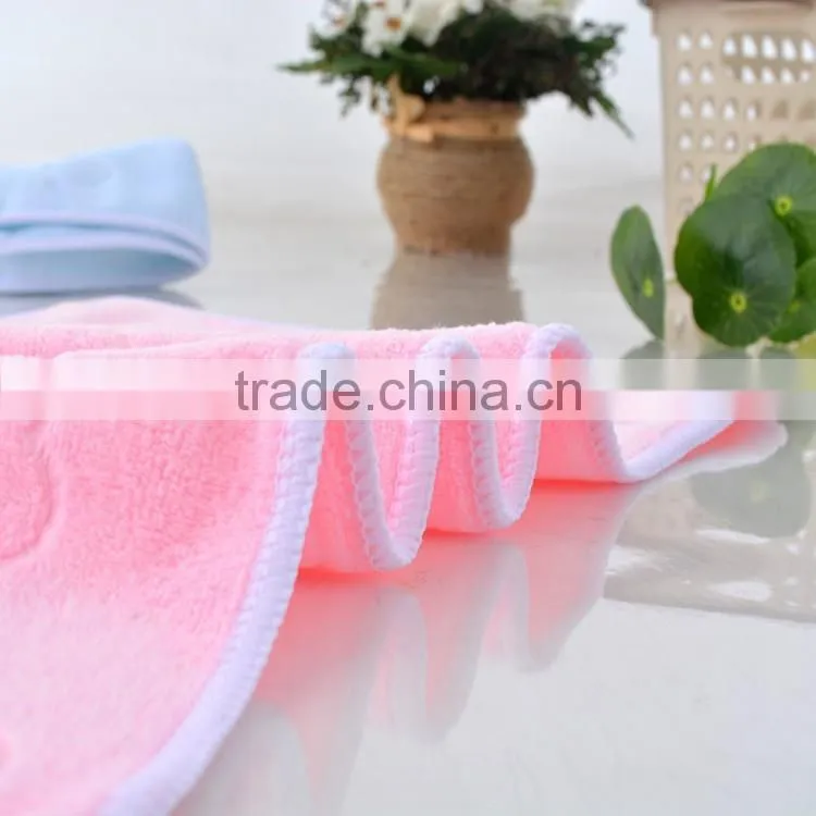 Quality custom design emboss logo hotel towel