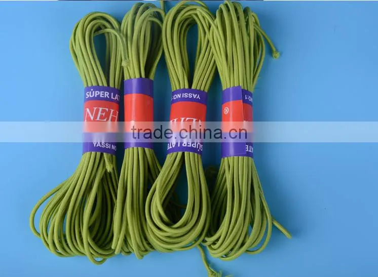 elastic webbing type colorful elastic rope