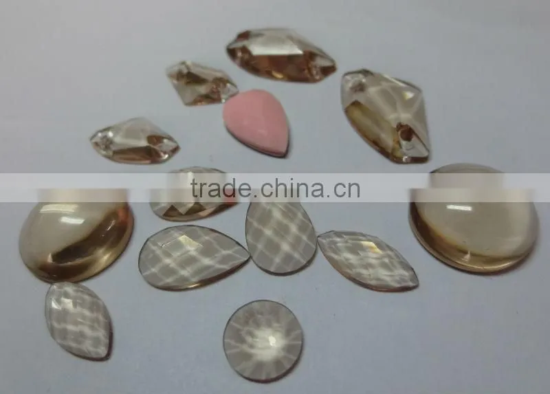 sew on flat back acrylic rhinestones