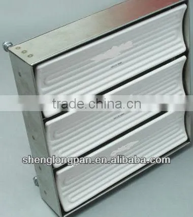 Ceramic infrared red heater for thermoforming