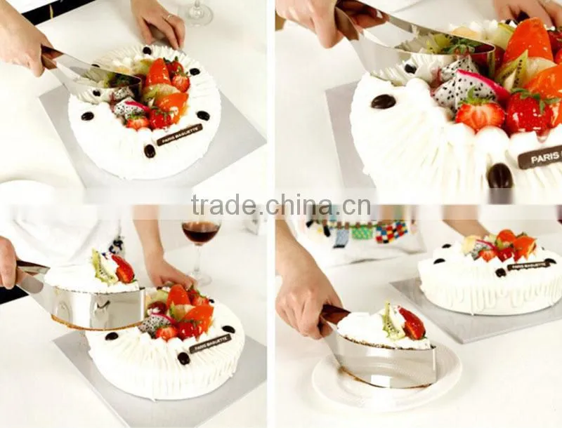 Amazon Hotting Food Grade Stainless Steel Cake Cutter,Cake Server Knife
