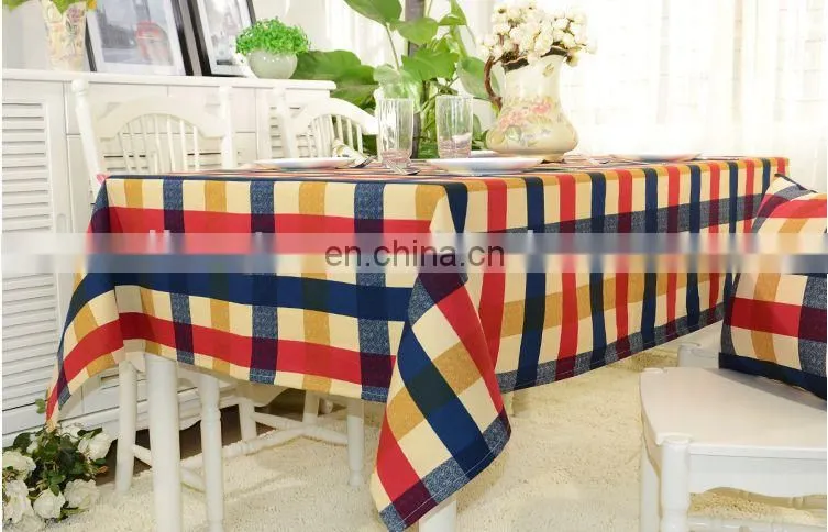 TOP QUALITY CHECKED PATTERN TABLE CLOTH