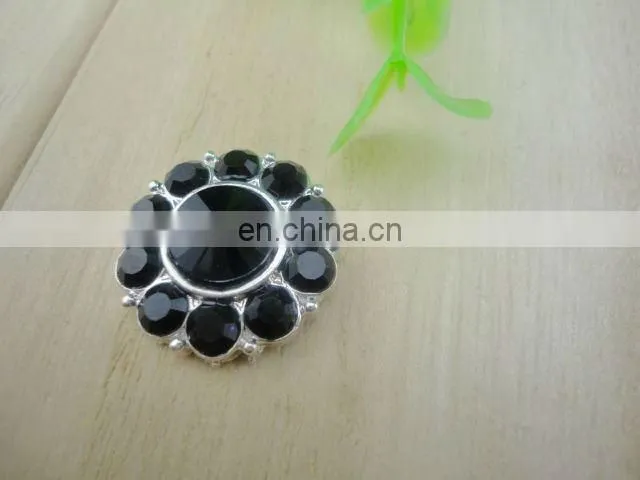 22mm Alloy Metal ButtonsColor Gems Metal Button Spark Rhinestone Buttons Decoration Accessory