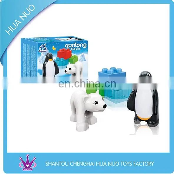 100PCS children plastic educational building blocks