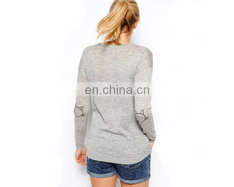 Round neck spring cotton maternity top