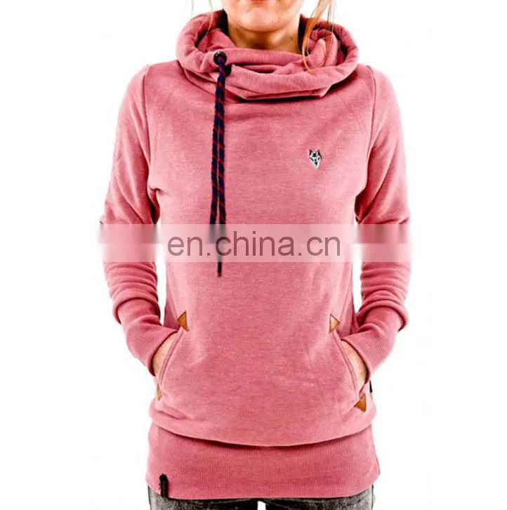 Women Girl Pocket Hoody Hoodie LongSleeve Hooded Sweatshirt Pullover Jumper Coat