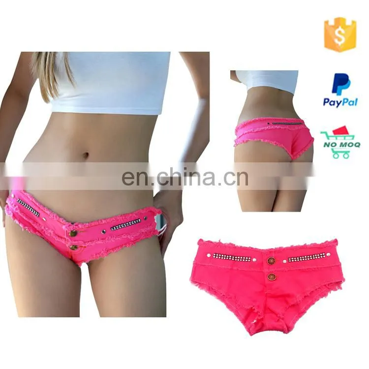 Plus Size Hole Jeans Denim Woman Shorts