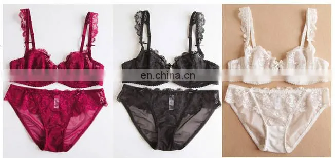Noble luxury lace bra set,woman bra set