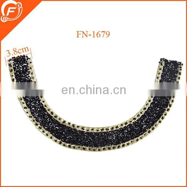 new style mesh with beads collar necklace for lady garment