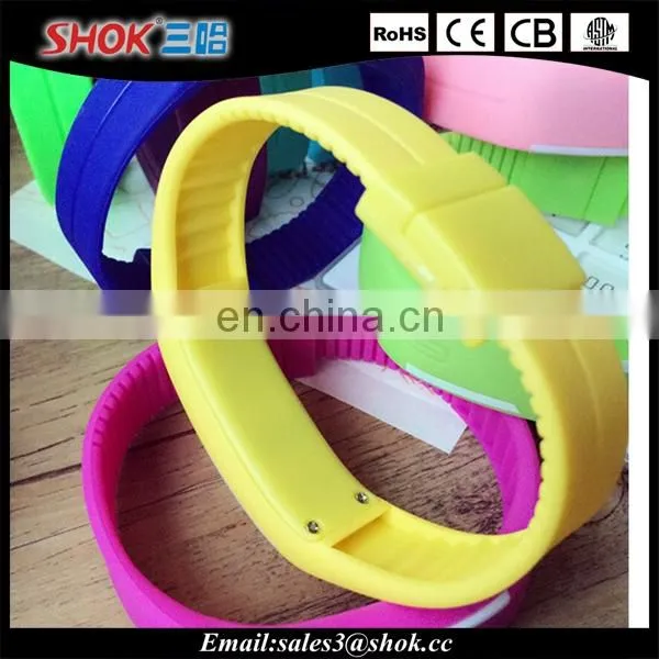 2015 new products alibaba resistant Sports Bracelet touch screen led watch