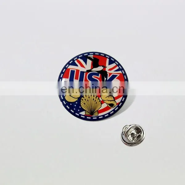 Enamel metal badges and lapel pins