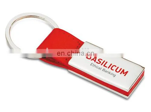 Leather Look Key Tag