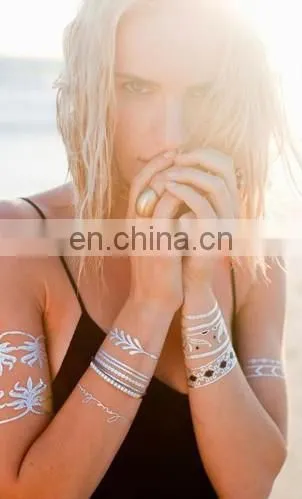 Customed metallic tattoo/flash tattoos/tattoo sticker eyeliner temporary
