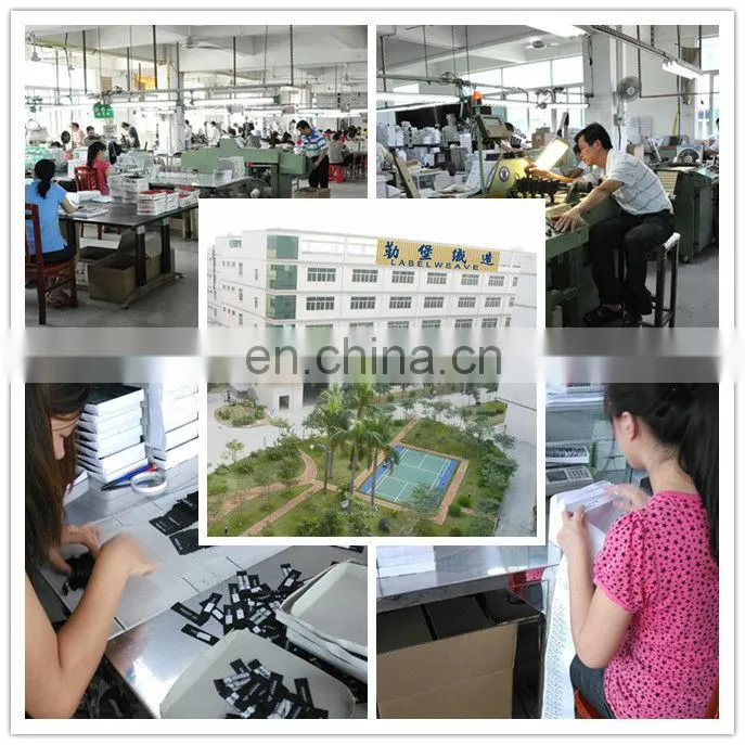 brand customed hign qualit woven damask label