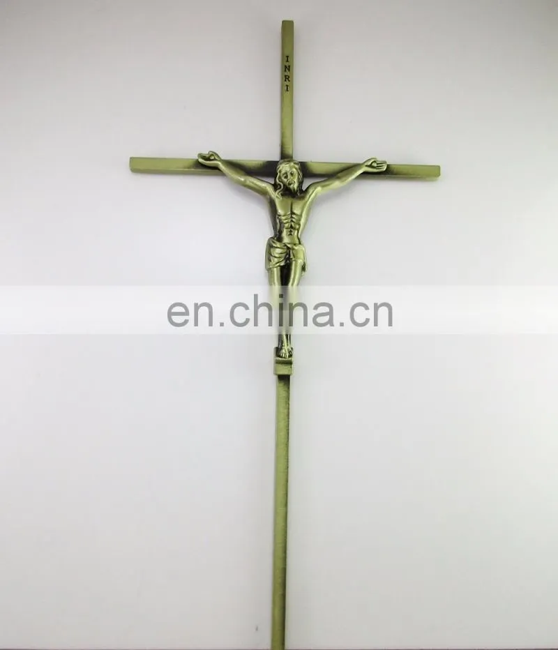 10 Inches Bronze Big Saint Benedict Crucifix Wall Cross