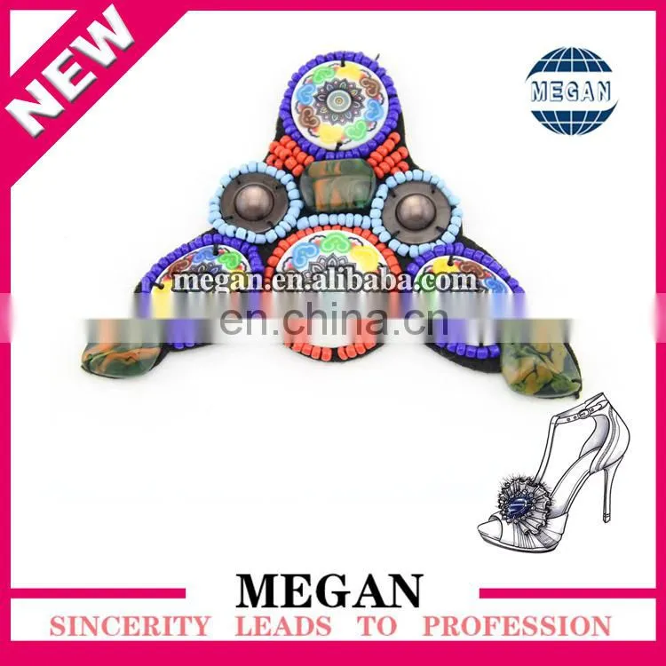 fashionable hot sale ribbon shoes flower