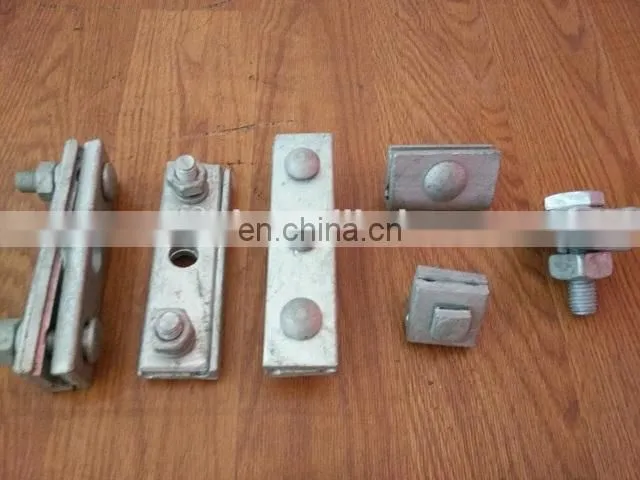 power hardware galvanized electric fitting three bolt clamp