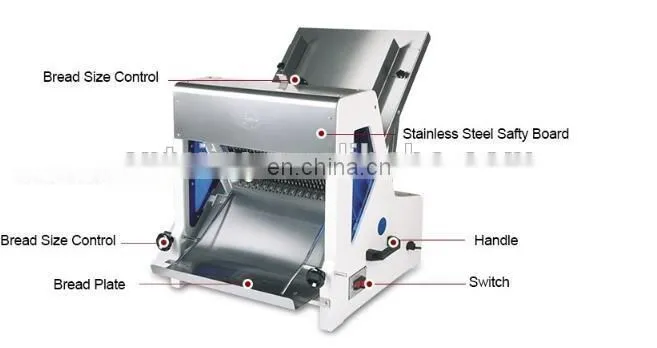 industrial commercial bread making machine/ bread slicer machine