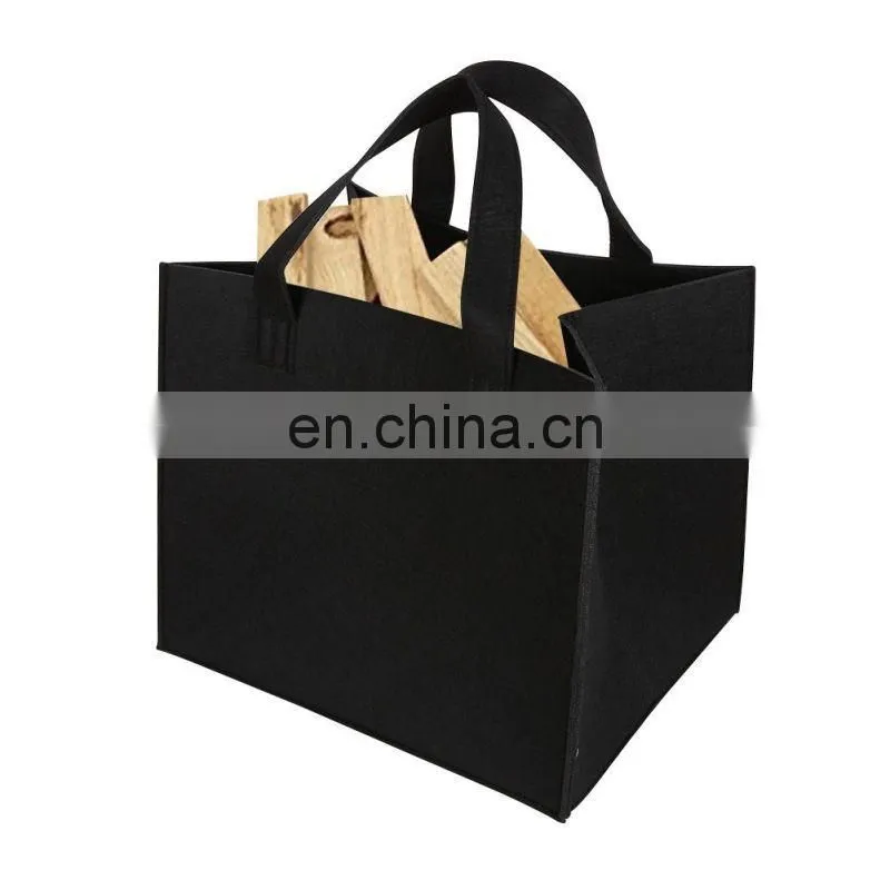 5mm thick felt Fireplace bag 36 x 42 x 34 cm for firewood