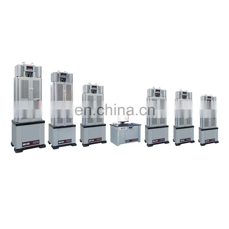 WAW/WEW/WE Hydraulic Universal Testing Machine+steel wire tensile testing machine