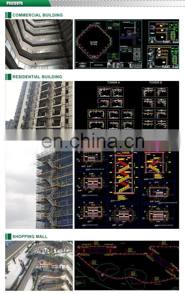Modern custom design Indoor stair glass stainless steel railings price
