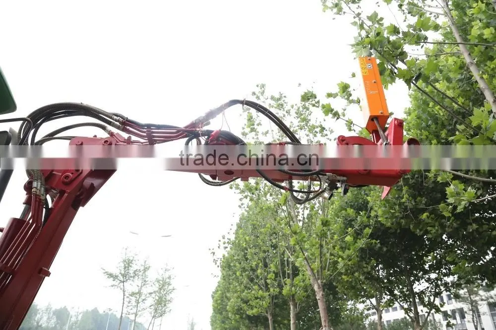Multi-functional garden mower cut trees pruning machine