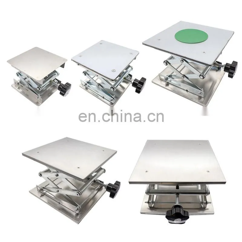 Lift Table Stainless Steel Lab Stand Lifter Scientific Scissor Lifting Jack