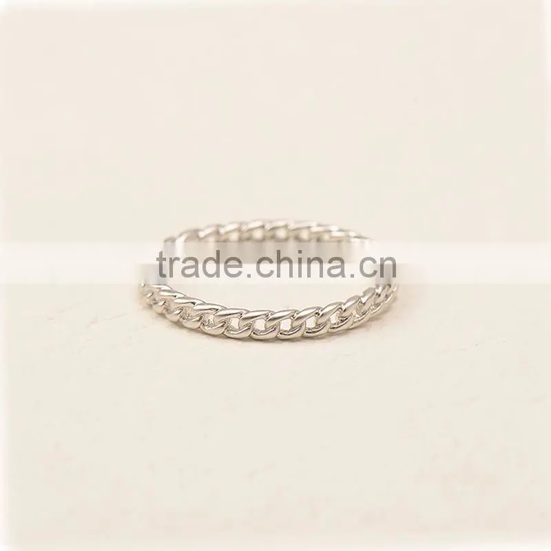 Fashion jewelry factory High quality silver Plated Shiny Finger Rings